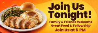 Community Dinner Announcement